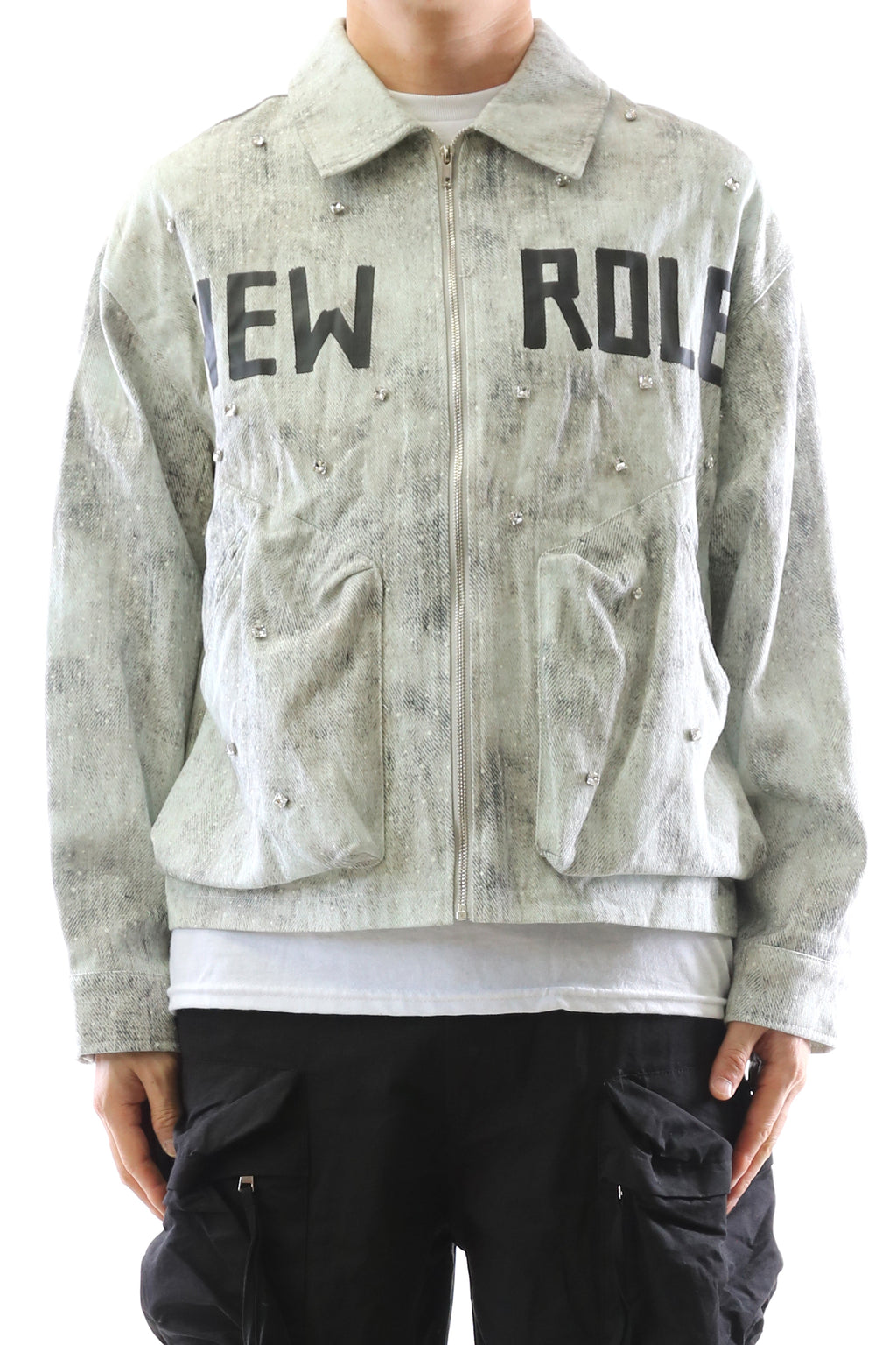 VEIN Twill Crop Top Jacket